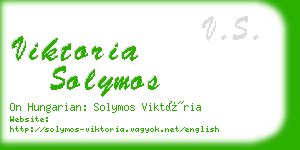 viktoria solymos business card